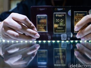 Harga Emas Kian Lesu, Hari Ini Turun Rp 7.000 Per Gram Harga Emas Kian Lesu, Hari Ini Turun Rp 7.000 Per Gram