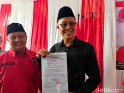 PDIP Tunjuk Ayep Zaki Maju di Pilwakot Sukabumi 2024