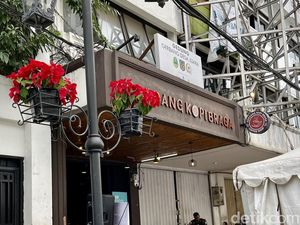 Merah Merona Cantiknya Bunga Kastuba Jelang Asia Africa Festival 2024