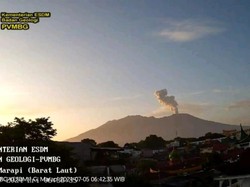 Status Gunung Marapi di Sumbar Naik ke Level III