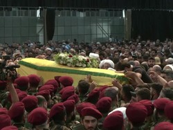 Momen Pemakaman Komandan Top Hizbullah yang Tewas Diserang Israel