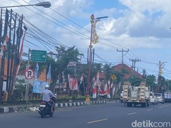 Cahaya Kurang Terang, LPJU Hias di Amlapura Karangasem Tuai Sorotan