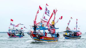 Meriahnya Kapal-kapal di Banten saat Rayakan Hari Nelayan Internasional