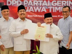 Gerindra Resmi Rekom Sederet Bacakada di Jatim, Ini Daftarnya