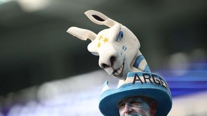 Soccer Football - Copa America 2024 - Group A - Argentina v Peru - Hard Rock Stadium, Miami, Florida, United States - June 29, 2024
Argentina's fans are seen before the match REUTERS/Agustin Marcarian