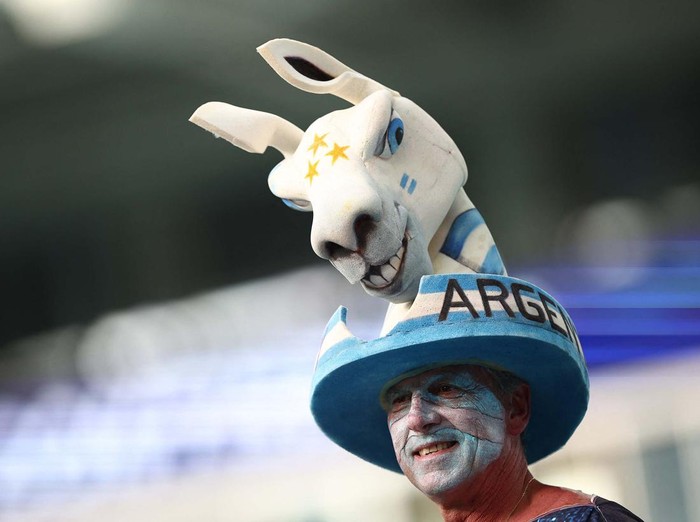 Soccer Football - Copa America 2024 - Group A - Argentina v Peru  - Hard Rock Stadium, Miami, Florida, United States - June 29, 2024
Argentina's fans are seen before the match REUTERS/Agustin Marcarian