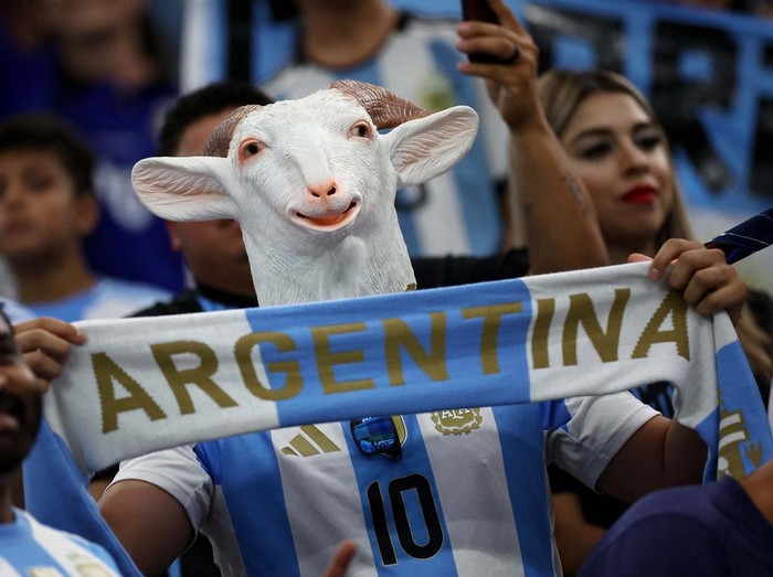 Soccer Football - Copa America 2024 - Group A - Argentina v Peru  - Hard Rock Stadium, Miami, Florida, United States - June 29, 2024
Argentina's fans are seen before the match REUTERS/Agustin Marcarian