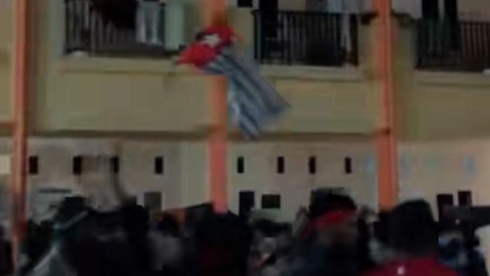 Viral bendera Bintang Kejora berkibar di Asrama Mahasiswa Papua di Kota Makassar, Sulsel.