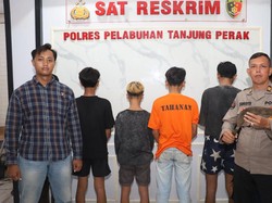 6 Remaja Kelompok Gangster TES Diamankan, 1 Jadi Tersangka