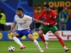 Timnas Prancis jadi tim kedua paling sering kalahkan Ronaldo 4 kali (Getty)