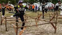 176 Relawan BNPB Lomba Ketangkasan Pemadaman Kebakaran