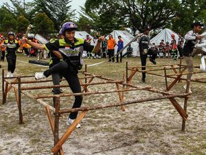 176 Relawan BNPB Lomba Ketangkasan Pemadaman Kebakaran