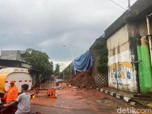 Kondisi Terkini Seusai Tebing Tol Bintaro Longsor