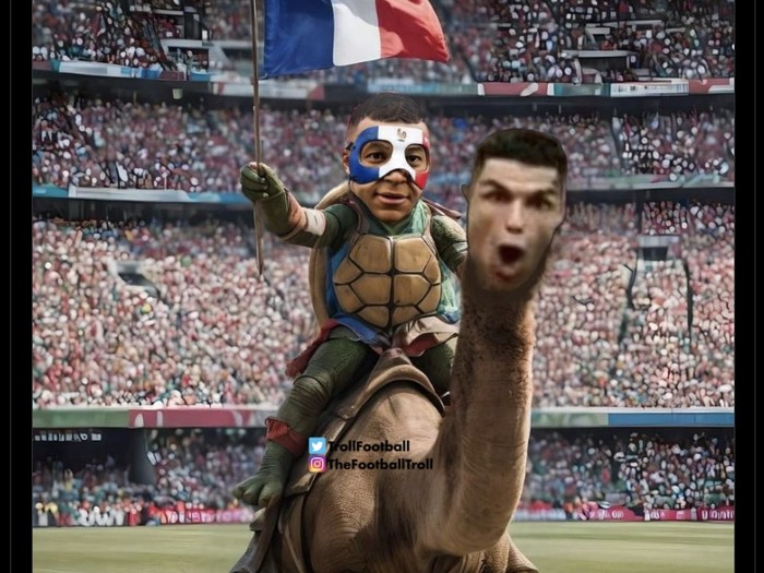 Meme Ronaldo Messi