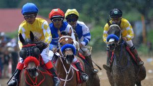 Adu Cepat di Lomba Pacu Kuda Wali Kota Bukittinggi Cup