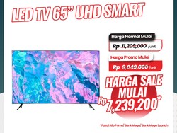 TV LED 65 UHD Diskon Gede di Transmart Full Day Sale
