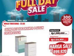 Cari Lemari Susun? Beli di Transmart Full Day Sale Diskon Rp 699 Ribu