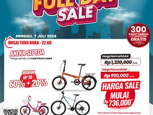 Sayang Anak... Sayang Anak, Beli Sepeda di Transmart Full Day Sale Rp 680 Ribu