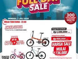 Sayang Anak... Sayang Anak, Beli Sepeda di Transmart Full Day Sale Rp 680 Ribu