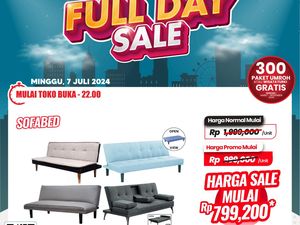 Sofabed di Transmart Full Day Sale Banting Harga Jadi Rp 799.200!