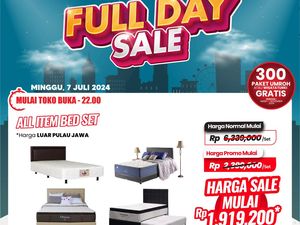 Tempat Tidur Nyaman Harga Miring Cuma di Transmart Full Day Sale