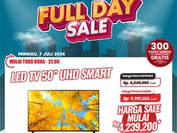 Beli Smart TV LED di Transmart Full Day Sale Diskon Hampir 4 Juta