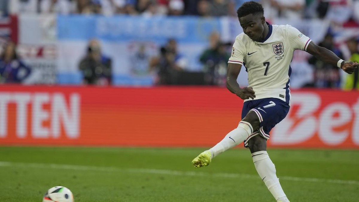 Bukayo Saka. Foto: AP/Martin Meissner