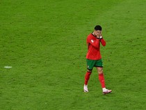 Ekspresi Ronaldo Saat Kalah dari Prancis di Euro 2024