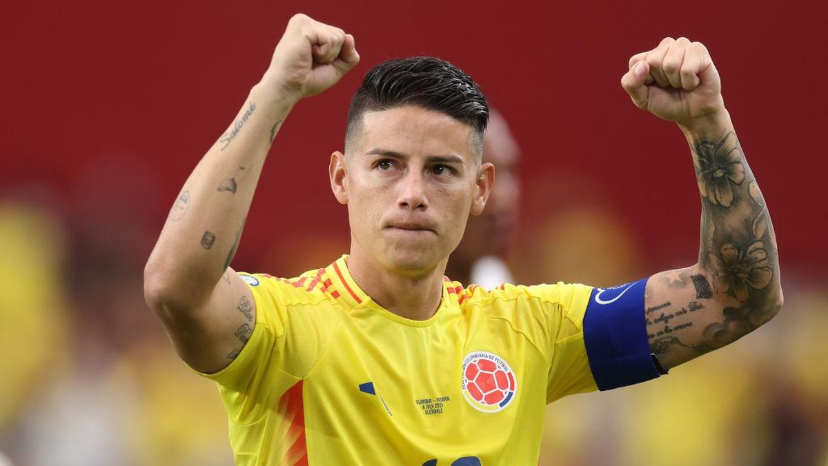 James Rodriguez tampil bersinar di Copa America 2024. Foto: Getty Images/Jamie Squire