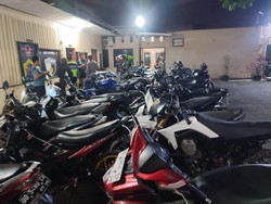 12 Motor di Makassar Terjaring Razia Knalpot Brong Saat Hendak Balap Liar