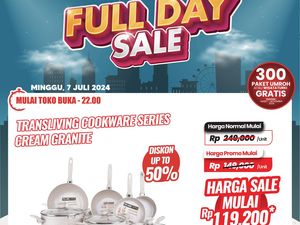Murah Meriah! Set Alat Masak Cuma Rp 100 Ribuan di Transmart Full Day Sale