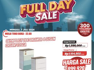 Murah Meriah! Laci Susun Diskon Rp 800 Ribuan di Transmart Full Day Sale