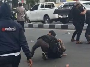 Akhir Pelarian Marlo Dalang Demo Ricuh Bikin Polisi Kena Banting di Makassar Akhir Pelarian Marlo Dalang Demo Ricuh Bikin Polisi Kena Banting di Makassar