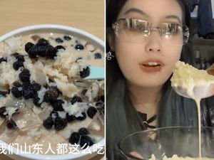 Atasi Cuaca Panas, Warga China Makan Nasi Disiram Bubble Tea