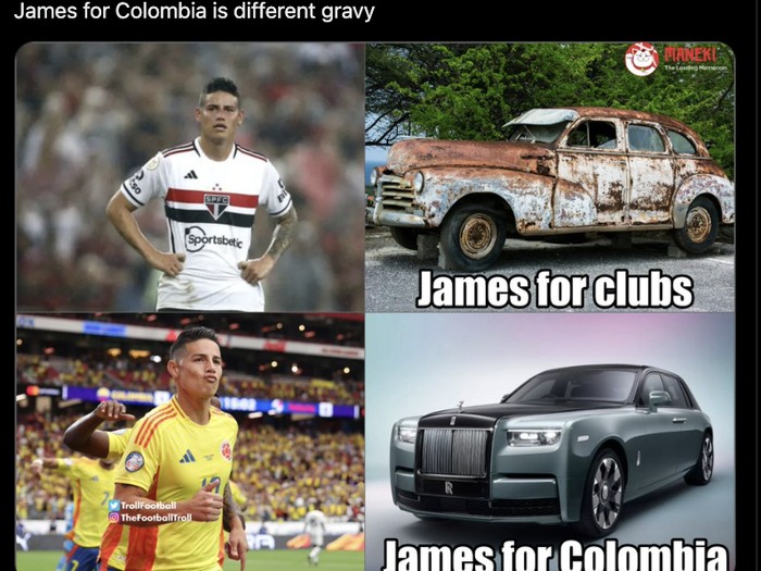Meme James Rodriguez