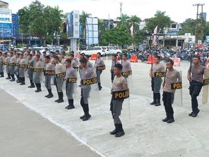 Jelang Pilkada, Polresta Balikpapan Gelar Pelatihan Pengendalian Massa