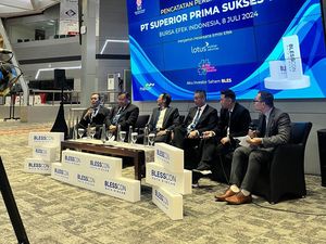 Resmi Melantai di  BEI, BLES Kantongi Dana Segar Rp 264 M Resmi Melantai di  BEI, BLES Kantongi Dana Segar Rp 264 M