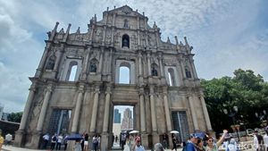 Potret Reruntuhan Gereja Saint Pauls di Makau, Tersisa Fasadnya Saja