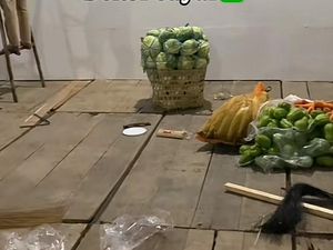 Pernikahan Viral Dekornya Bikin Ibu-ibu Girang, Bukan Dihias Bunga Tapi Sayur Pernikahan Viral Dekornya Bikin Ibu-ibu Girang, Bukan Dihias Bunga Tapi Sayur