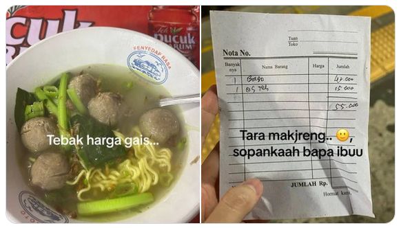 Bakso di Warung Kaki Lima Rp 40 Ribu Seporsi Dikritik Kemahalan