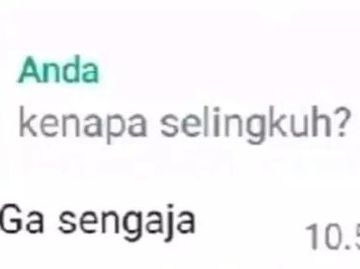 Kumpulan Chat yang Pada Ketahuan Selingkuh, Auto Panik Gak Tuh?