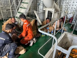 Kapal Karam, 5 Nelayan Asal Langkat Terdampar di Selat Malaka