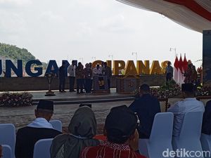 Jaga Ketahanan Pangan, Wapres Maruf Amin Resmikan Bendungan Cipanas
