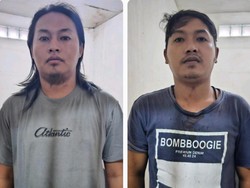 Tampang Kakak-Adik Pembunuh Buruh di Pasuruan Saat Menyerahkan Diri