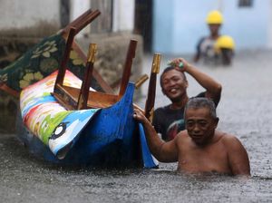 Penampakan Banjir Akibat Meluapnya Danau Limboto Gorontalo