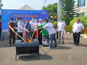 BNN Banten Musnahkan 4 Kg Ganja dan Sabu dari Sindikat Medan
