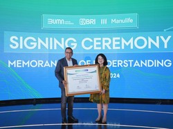 BRI Gandeng Manulife Indonesia Permudah Pembayaran Premi Asuransi Nasabah