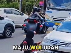 Viral Moge Lawan Arah, Sudah Salah Malah Marah-marah