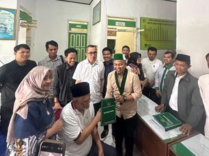 HMI di Makassar Terima Tanah Wakaf Seluas 2.065 Meter Persegi