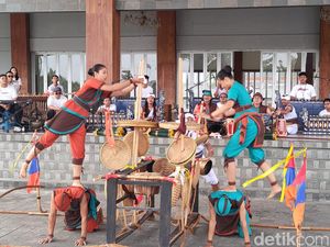 Geblegan Kulon Progo Tampil di Festival Olahraga Tradisional, Begini Mainnya Geblegan Kulon Progo Tampil di Festival Olahraga Tradisional, Begini Mainnya